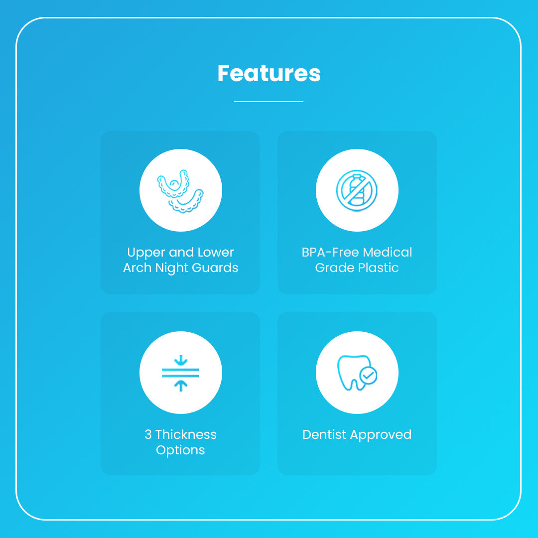 ALIGNERCO Bite notturno ibrido personalizzato per la protezione contro il digrignamento dei denti/serramento/bruxismo e ATM